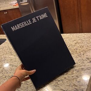 Jacquemus Marseille Je T'aime Navy Canvas Art